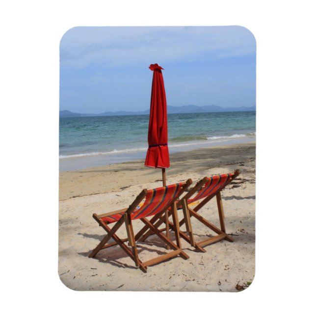 Íman praia tropical (Vertical)