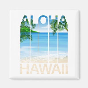 Íman Praia Tropical de Aloha Hawaii