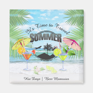 Íman Praia Tropical, Férias de Verão Personalizado