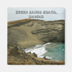 Íman Praia verde Havaí das areias