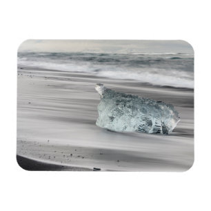 Íman Praia Vulcânica Negra Parque Nacional Vatnajokul