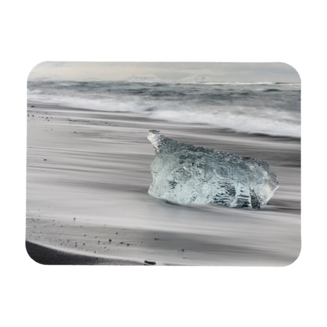 Íman Praia Vulcânica Negra | Parque Nacional Vatnajokul (Horizontal)