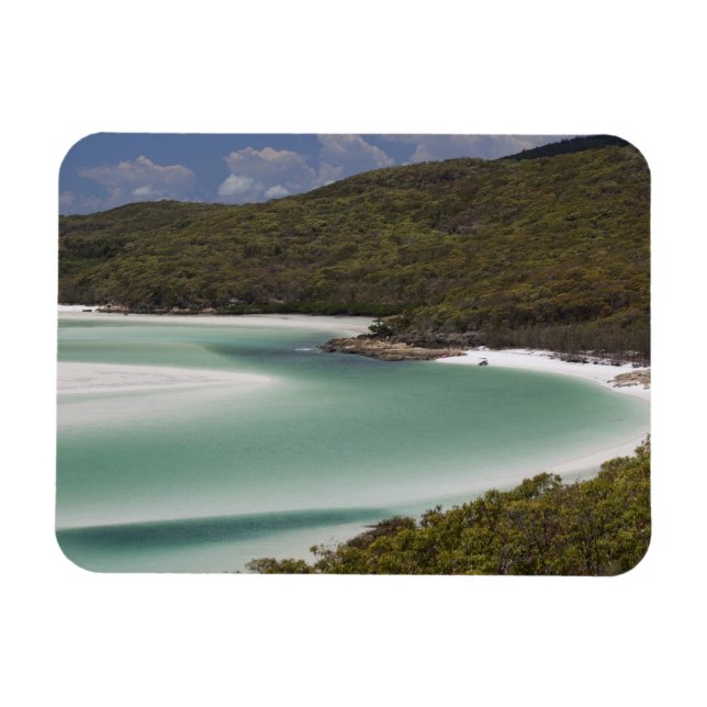 Íman Praia Whitehaven, Hill Inlet, Tounge Point, (Horizontal)