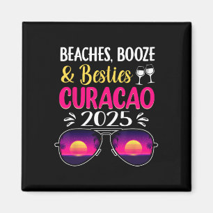 Íman Praias Bebidas Amigas Curaçao 2025 Férias Praia