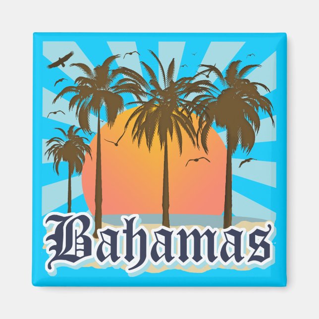 Íman Praias das Ilhas Bahamas (Frente)