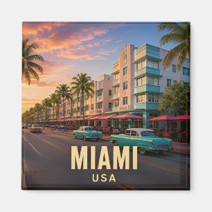 Íman Praias de Miami Flórida Art Deco Viagens Costeiras