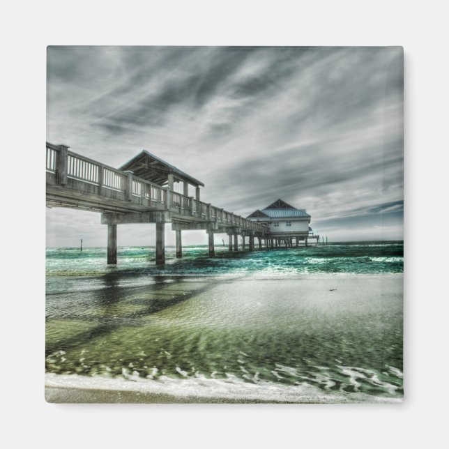 Íman Praias Tropicais | Clearwater Florida (Frente)