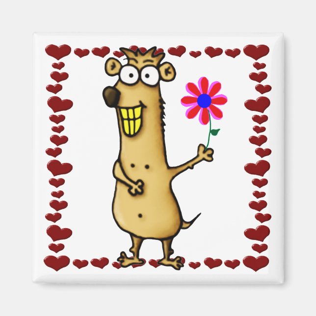 Íman Prairie Dog Love Magnet (Frente)