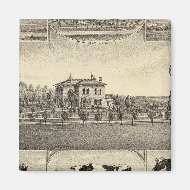 Íman Prairie Lawn Fazenda, Nebraska (Frente)