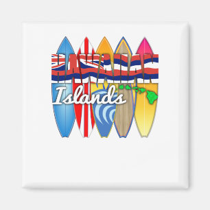 Íman Pranchas de Surf Bandeira do Havaí
