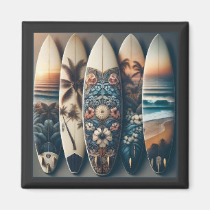 Íman Pranchas de Surf Pintadas Havaianas