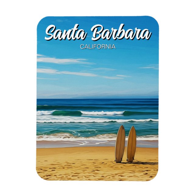 Íman Pranchas de surfe em Santa Bárbara Califórnia (Vertical)