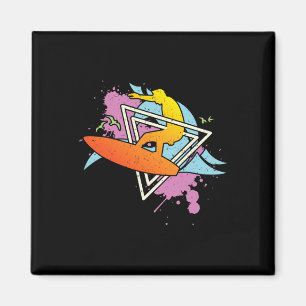 Íman Pranchista 80s 90s Vaporwave Prancha de Surfe