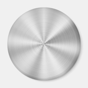 Íman Prata brilhante metálica do falso elegante