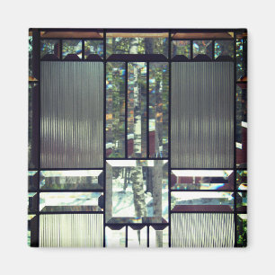 Íman Prata chanfrada da árvore do vidro e de vidoeiro