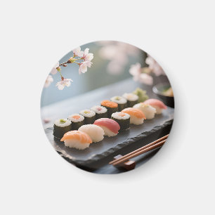 Íman Prato de Sushi Flor de Cerejeira