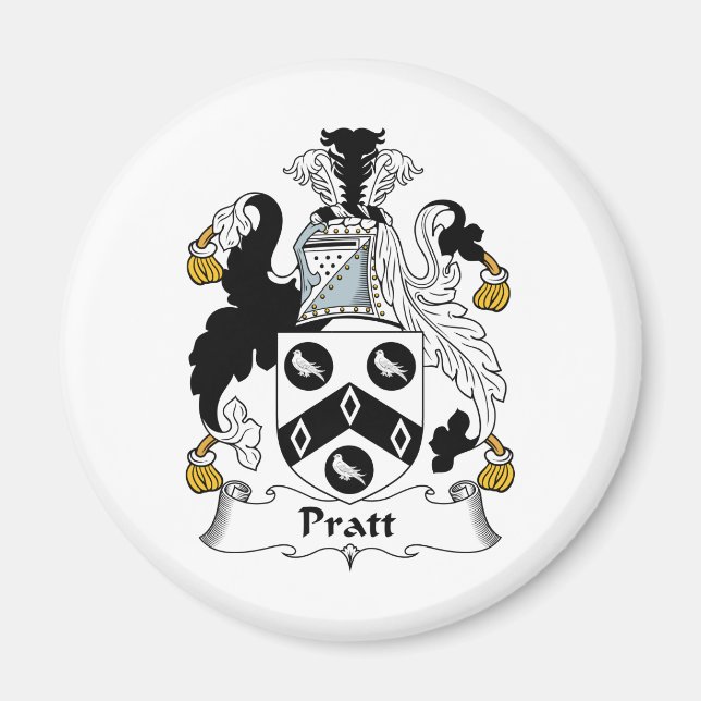 Íman Pratt Family Crest (Frente)