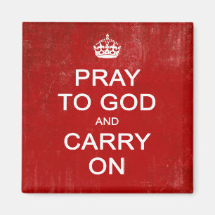 Íman Pray ao deus e continue, mantenha a paródia calma