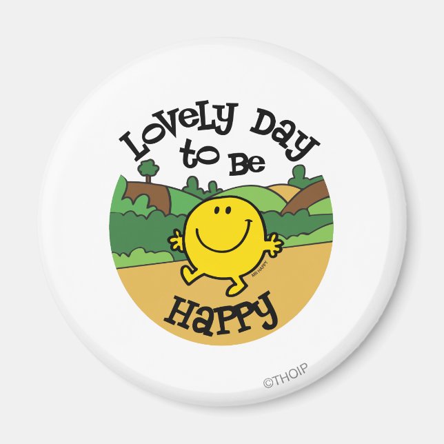 Íman Prazer Em Ser O Sr. Happy (Frente)