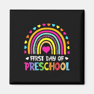 Íman Pré-escola De Volta à Escola Feliz Primeiro Dia De