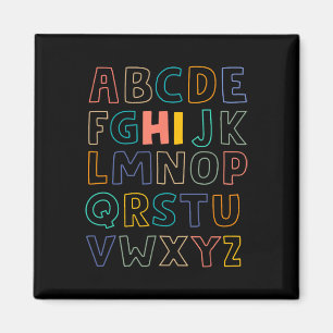 Íman Pré-K Jardim De Infância - Alphabet De Volta Ao Te