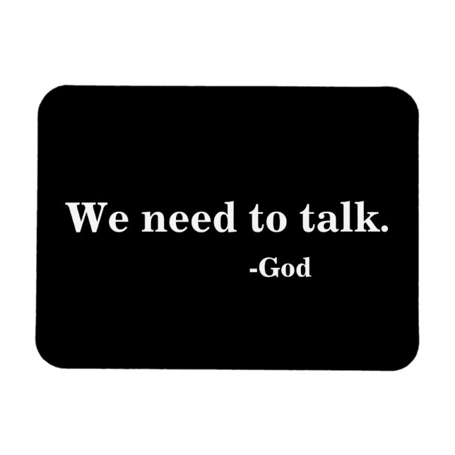 Íman Precisamos conversar - Deus (Horizontal)