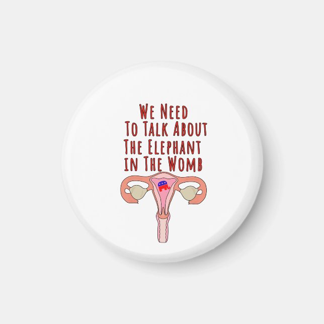Íman Precisamos conversar sobre o elefante na Womb (Frente)