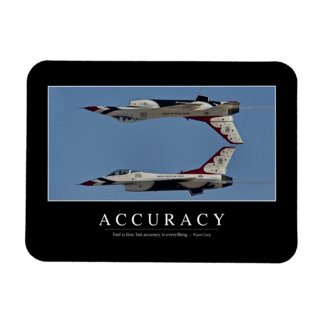 Íman Precisão: Cotação Inspiracional (Horizontal)