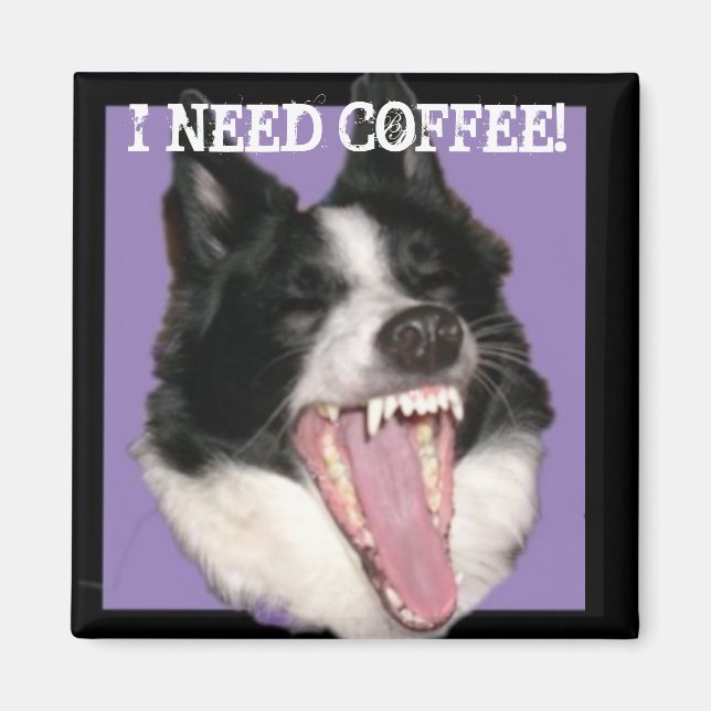 Íman Preciso de café! (Frente)