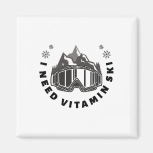 Íman Preciso De Esqui De Vitamina