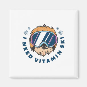 Íman Preciso de Esqui de Vitamina - Esqui