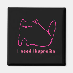 Íman Preciso De Ibuprofen Engraçado Gato Uni Dando Pres