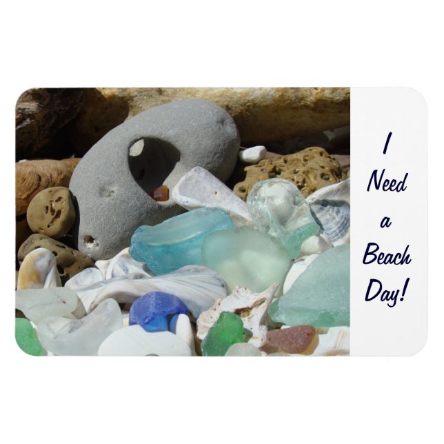 Íman Preciso de um dia de praia! (Horizontal)