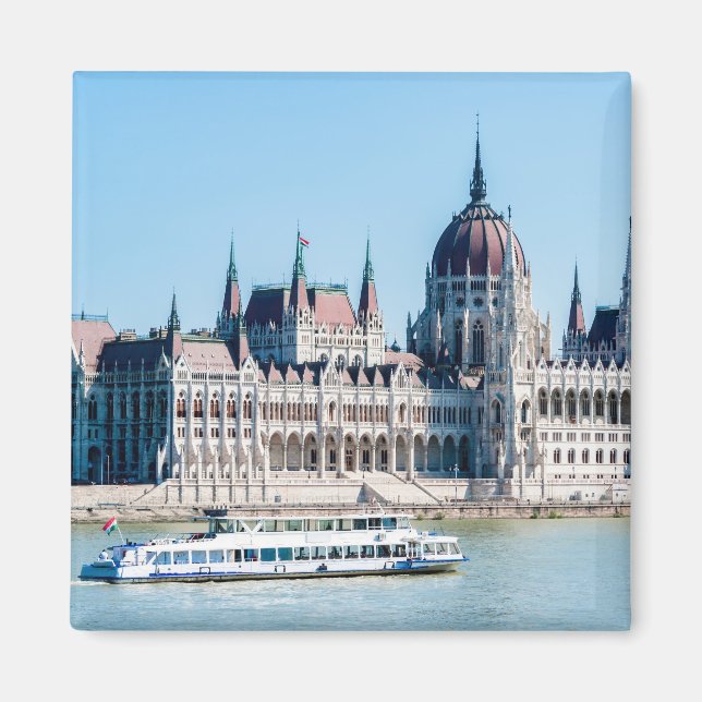 Íman Prédio do Parlamento Húngaro na cidade de Budapest (Frente)