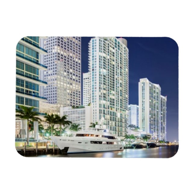 Íman Prédios ao longo do rio Miami (Horizontal)