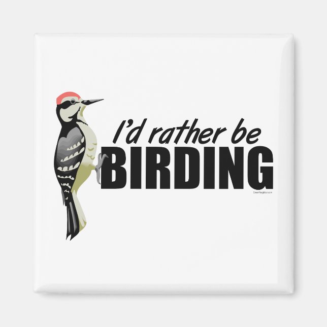 Íman Preferencialmente Be Birding (Frente)
