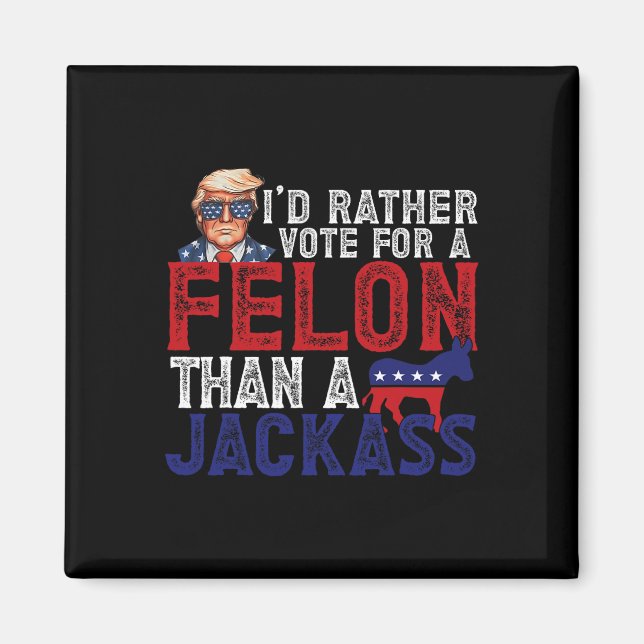 Íman Preferencialmente Vota Para Felon Do Que Jack Funn (Frente)