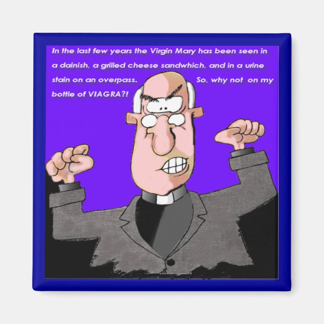 Íman Pregador Louco e Viagra (Frente)