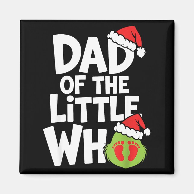 Íman Pregnancy Announcemen Dad Of The Little Who  (Frente)