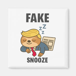 Íman Preguiça de Trump Engraçado Sono Falso