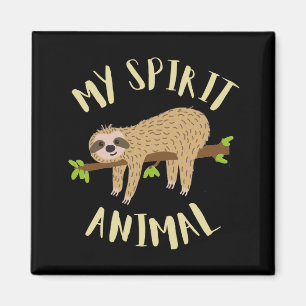 Íman preguiça meu animal espiritual