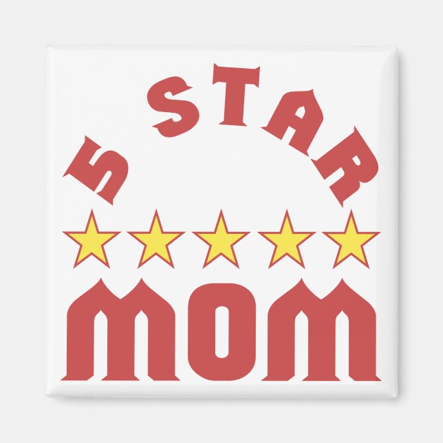 Íman Premie Mãe 5 Estrelas (Frente)