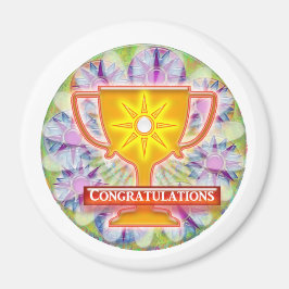 Íman Prêmio artístico : PARABÉNS de texto