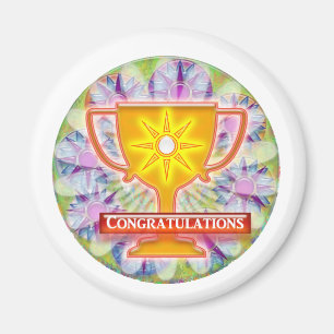 Íman Prêmio artístico : PARABÉNS de texto