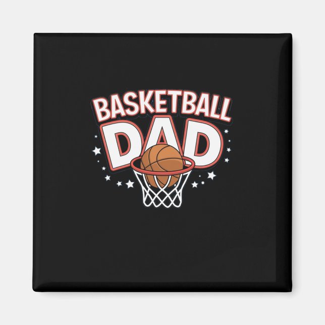 Íman Prêmio de Pai de Basquete (Frente)