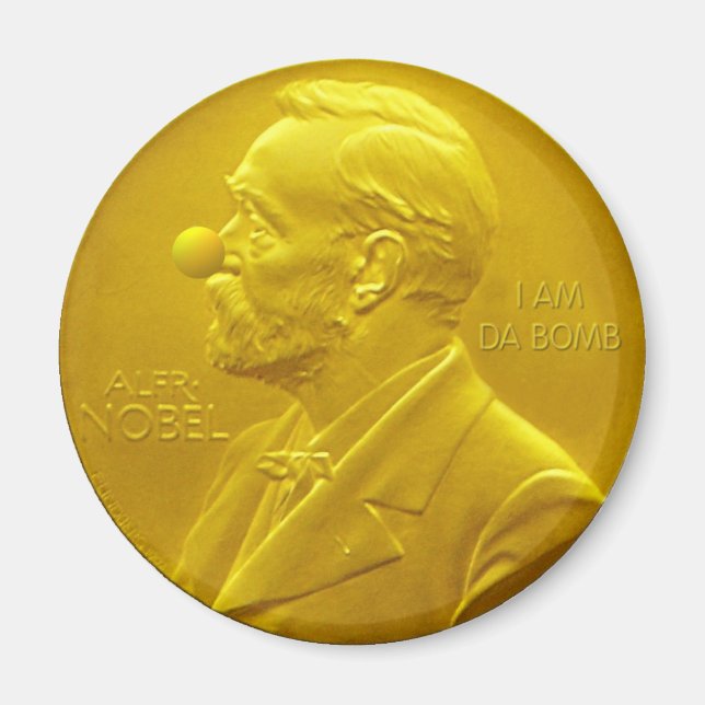 Íman Prêmio Nobel da Paz (Frente)