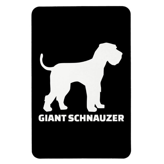 Íman prêmio schnauzer gigante (Vertical)