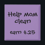 Íman Prêmios Chore para Crianças<br><div class="desc">Que maneira divertida de lembrar ao seu filho as tarefas que eles precisam realizar para cada dia ou durante a semana. Personalize seu texto. Envie um e-mail para paula@labellarue.com se precisar de mudanças de cor. Veja o compro La Bella Rue para mais cores também!</div>