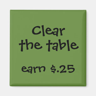 Íman Prêmios Chore para Crianças