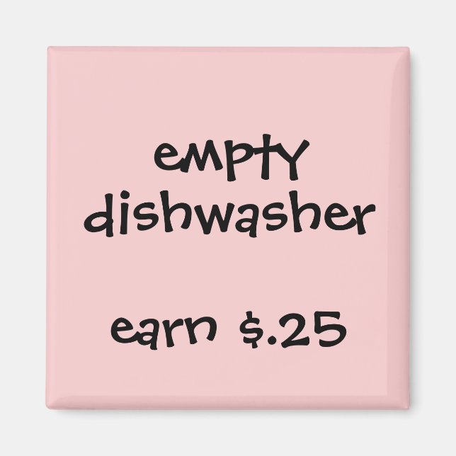 Íman Prêmios Chore para Crianças (Frente)